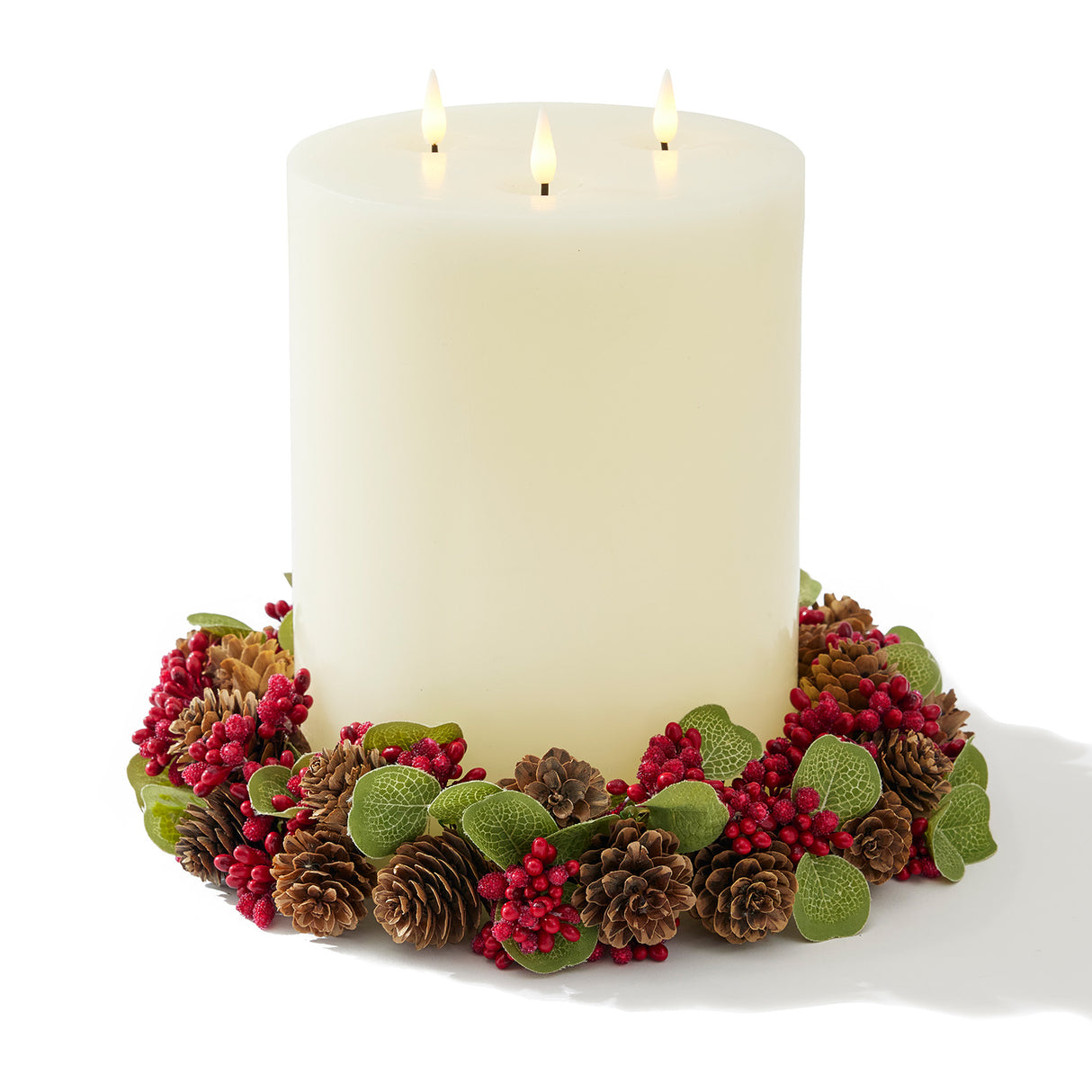 Eden Mini Wreath or 6" Pillar Candle Ring