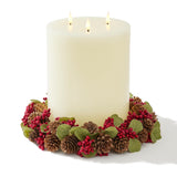 Infinity Wick Ivory 3-LED 6"x8" Pillar Candle