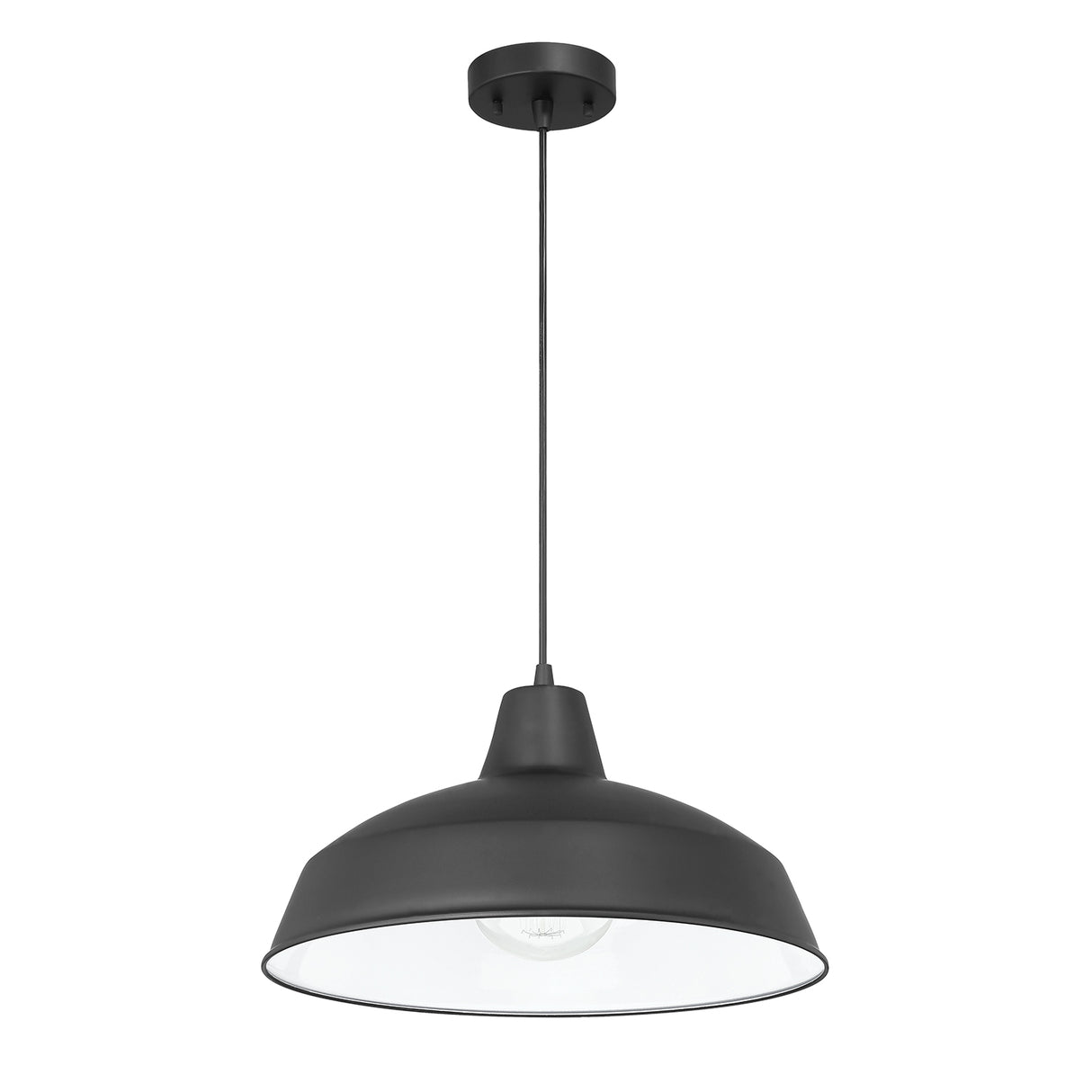 Asher Outdoor Pendant Light, Black