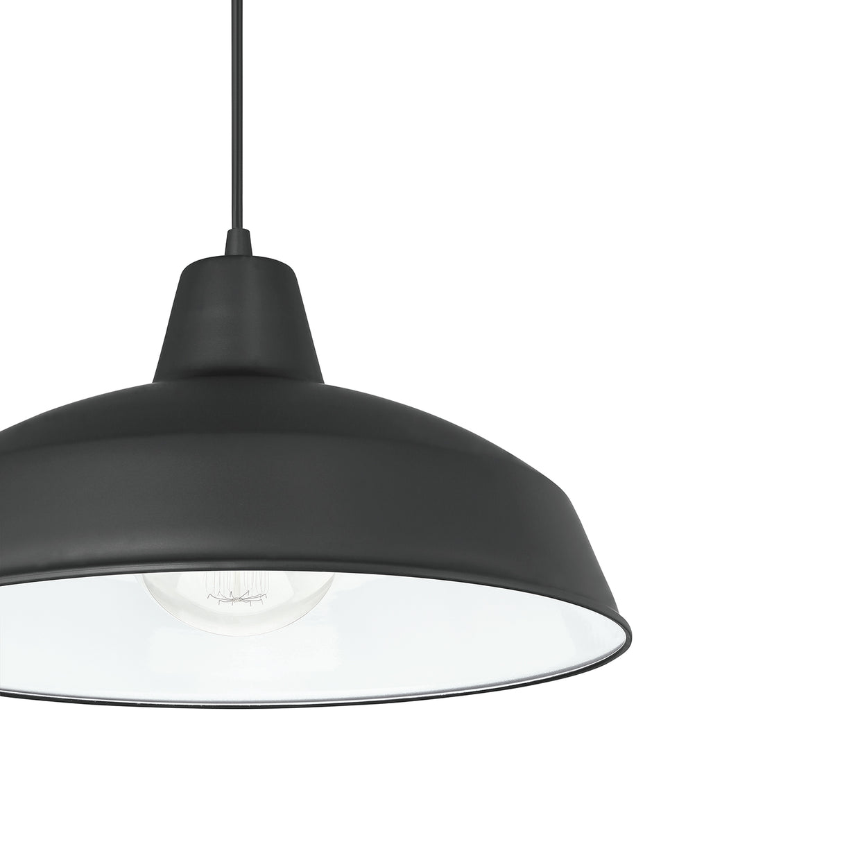 Asher Outdoor Pendant Light, Black