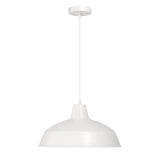 Asher Outdoor Pendant Light, White