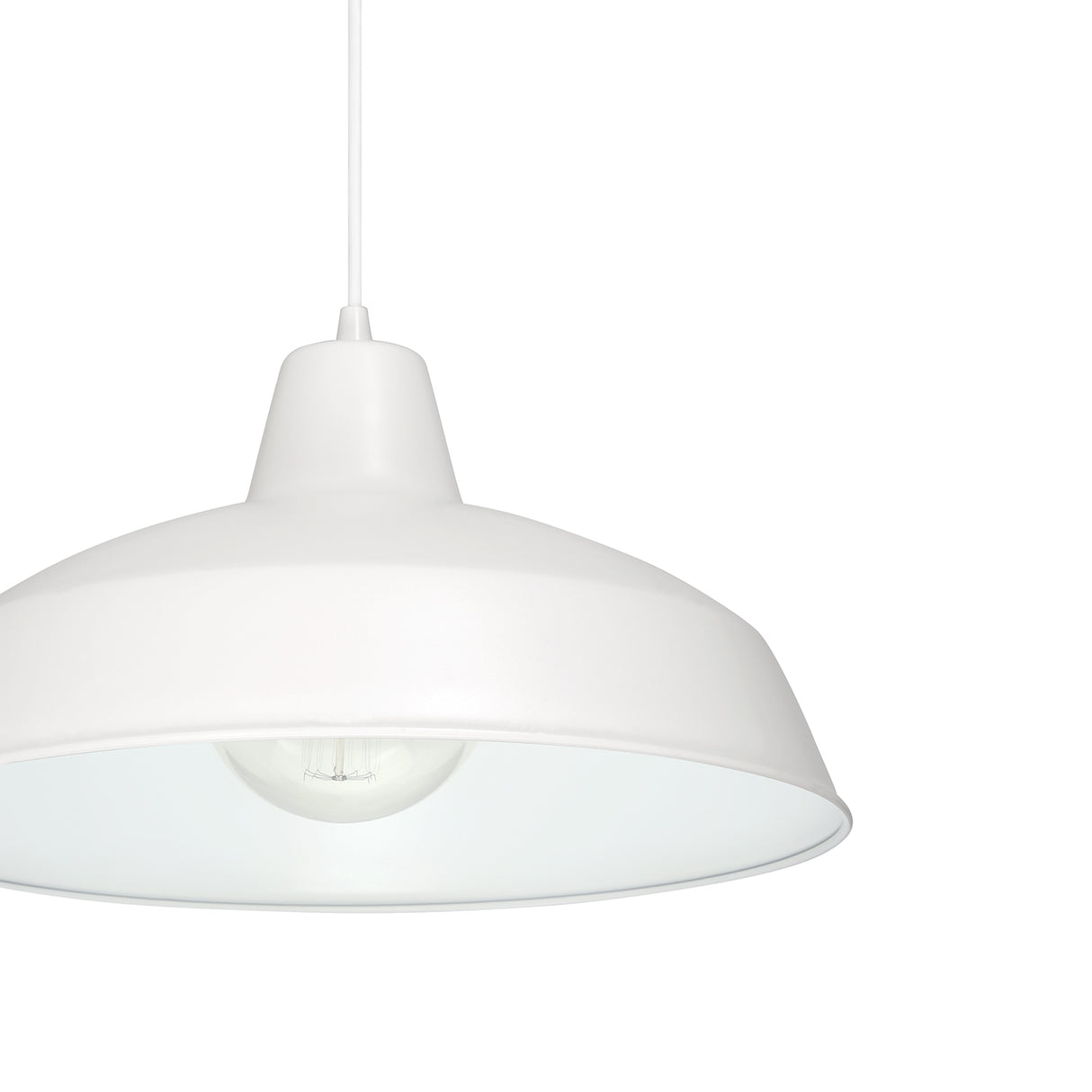 Asher Outdoor Pendant Light, White