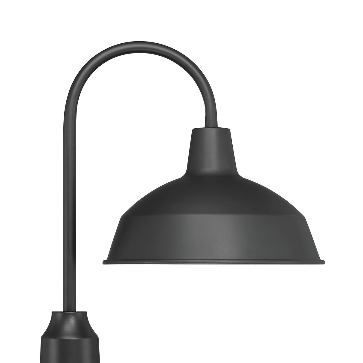 Asher Outdoor Post Light, Black