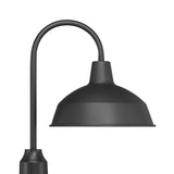 Asher Outdoor Post Light, Black