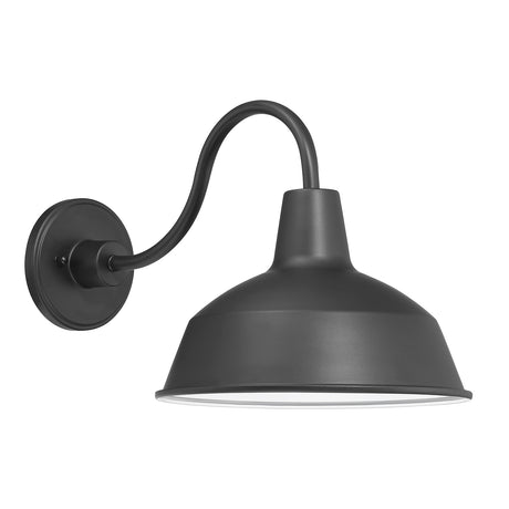 Open Box Asher Small Outdoor Wall Light, Black