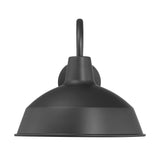 Asher Large Outdoor Wall Light, Black