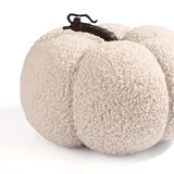 Rowan Plush Sherpa Pumpkins, Sand, Set of 2