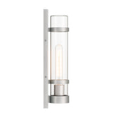 Glenn Outdoor Wall Light, Brushed Aluminum