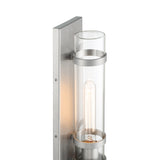 Glenn Outdoor Wall Light, Brushed Aluminum