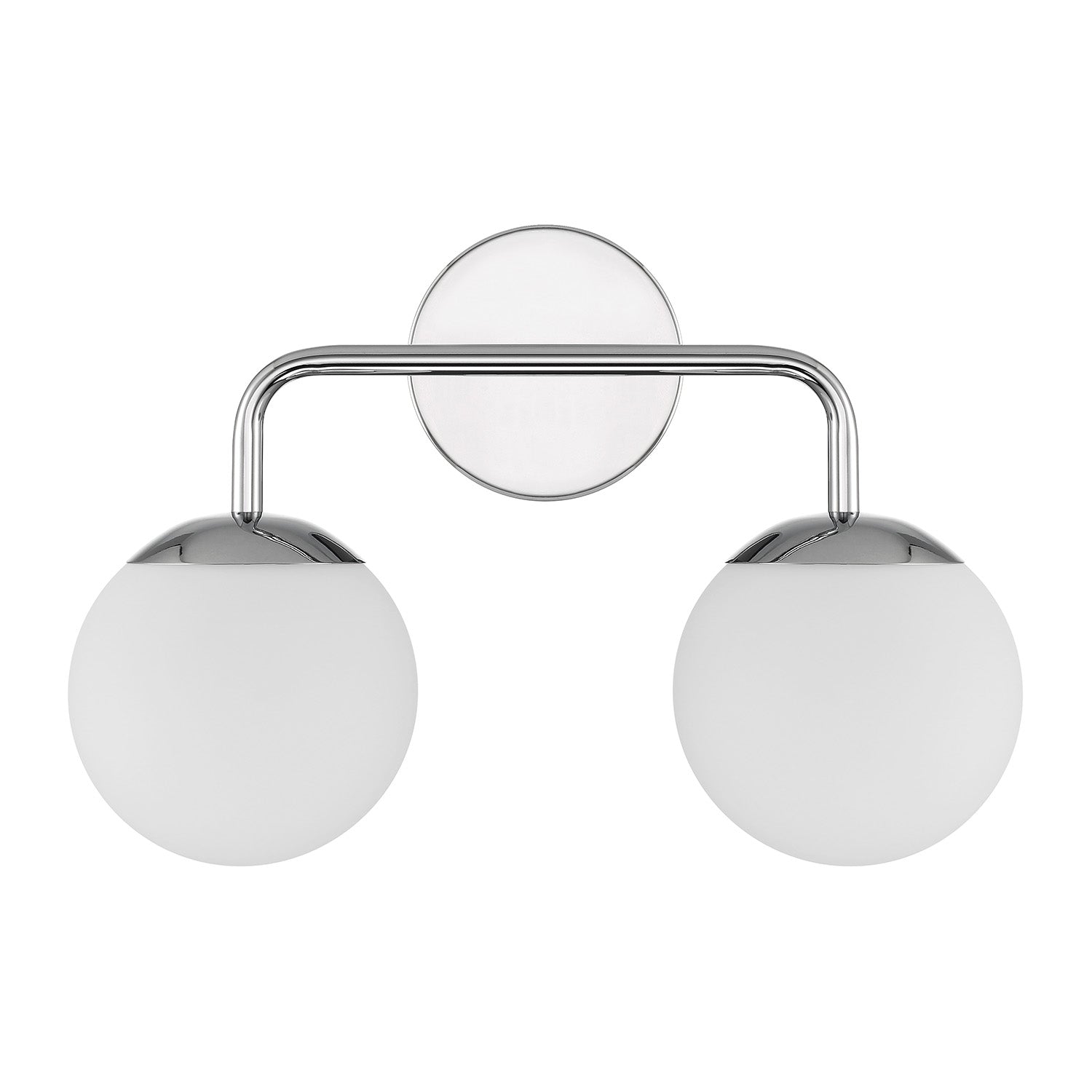 Castell 2 Globe LED Vanity Light, Chrome