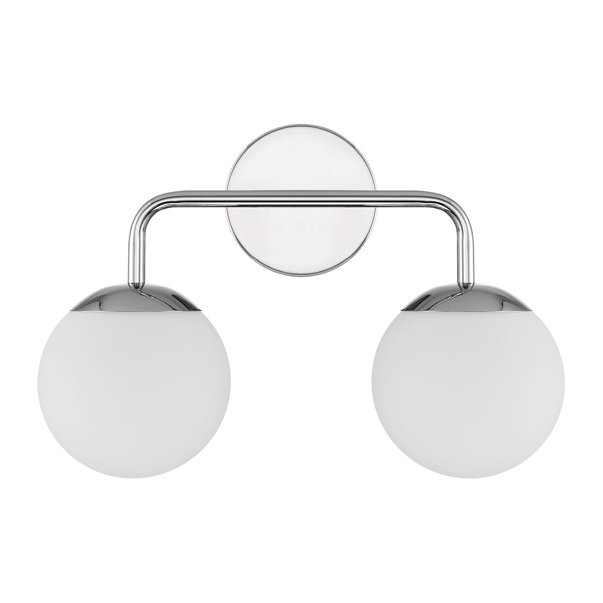 Castell 2 Globe LED Vanity Light, Chrome