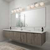 Castell 4 Globe LED Vanity, Chrome