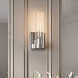 Sutton 1 Light Wall Sconce, Polished Nickel