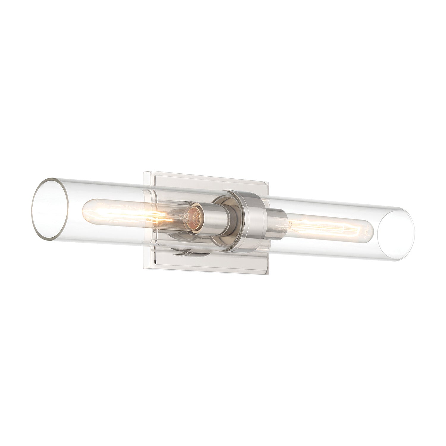 Sutton 2-Light Wall Sconce, Polished Nickel