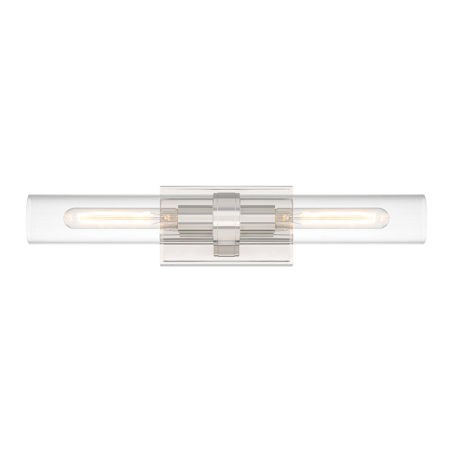 Sutton 2 Light Wall Sconce, Polished Nickel