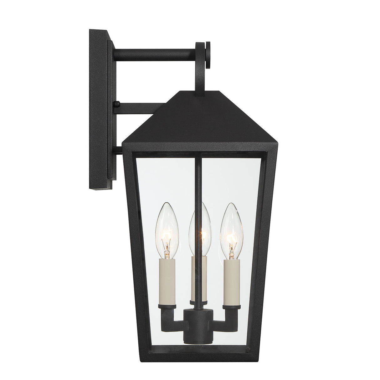 Cole Outdoor Wall Light, Medium, Black