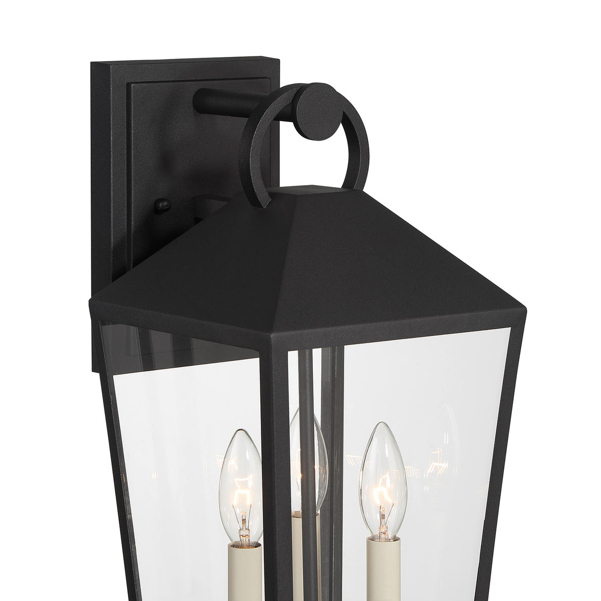 Cole Outdoor Wall Light, Medium, Black