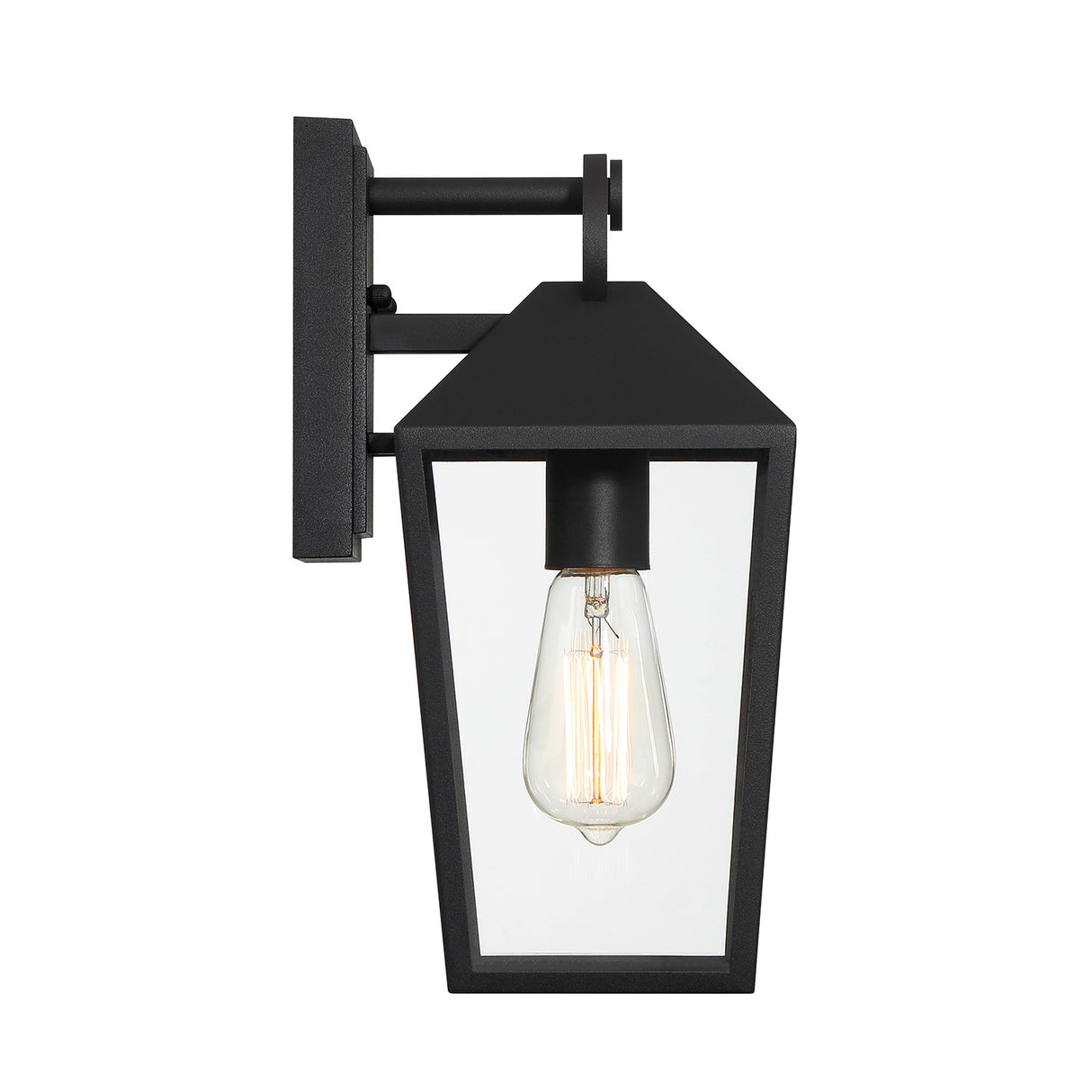 Cole Outdoor Wall Light, Small, Black