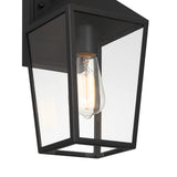 Cole Outdoor Wall Light, Small, Black