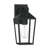 Cole Outdoor Wall Light, Small 13" Black