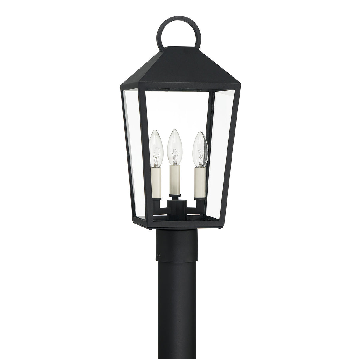 Cole Outdoor Post Light, Black