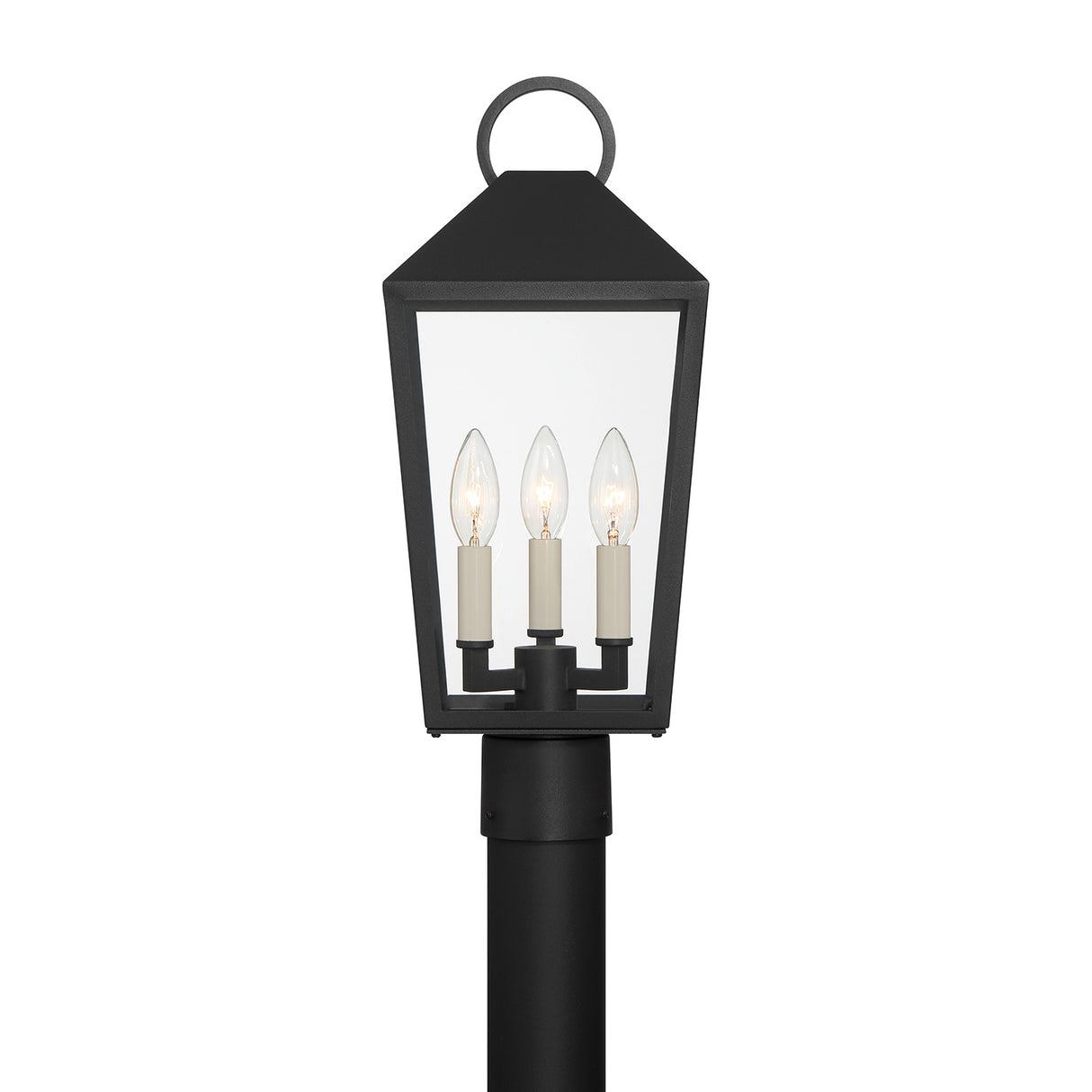 Cole Outdoor Post Light, Black