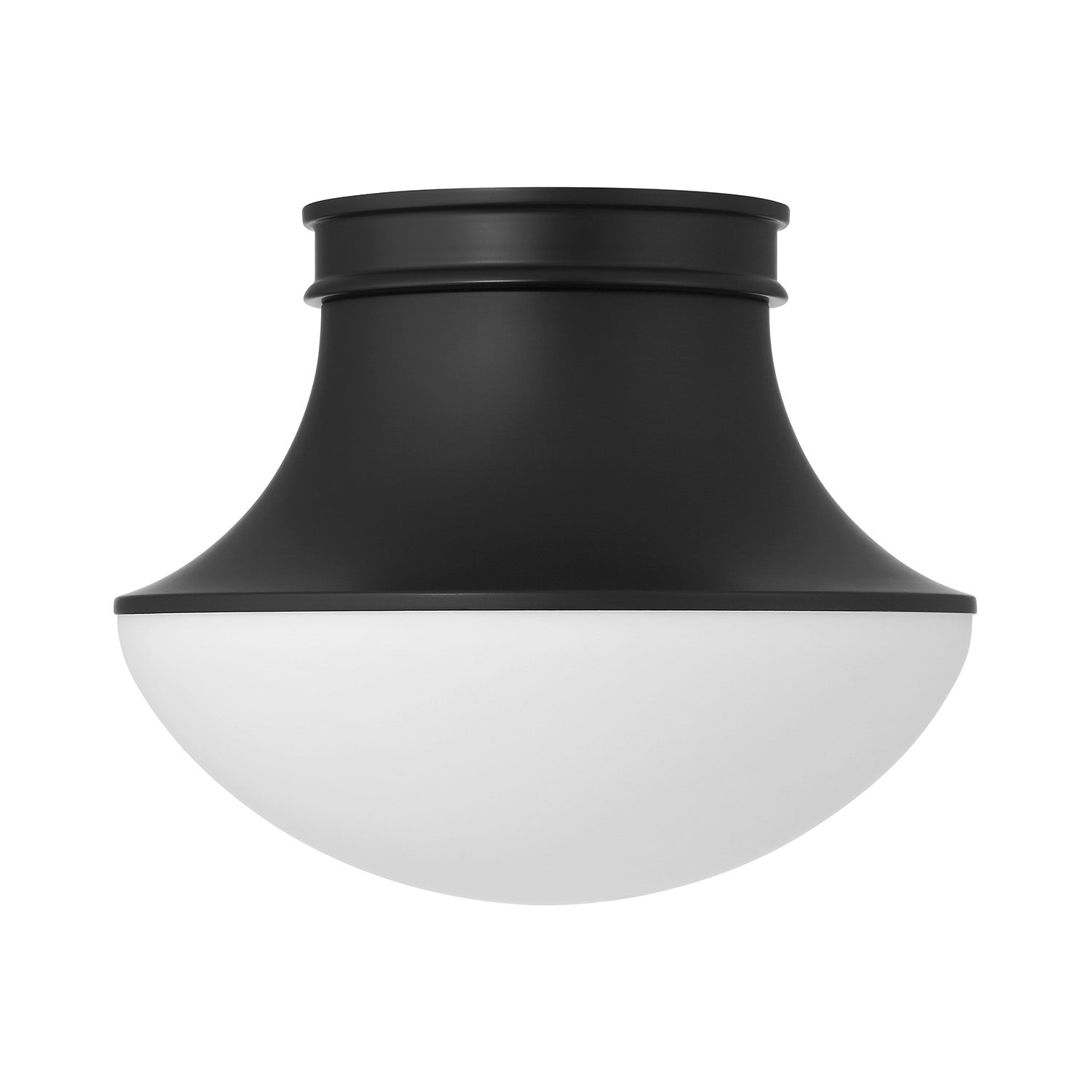 Jayden Flush Mount, Matte Black