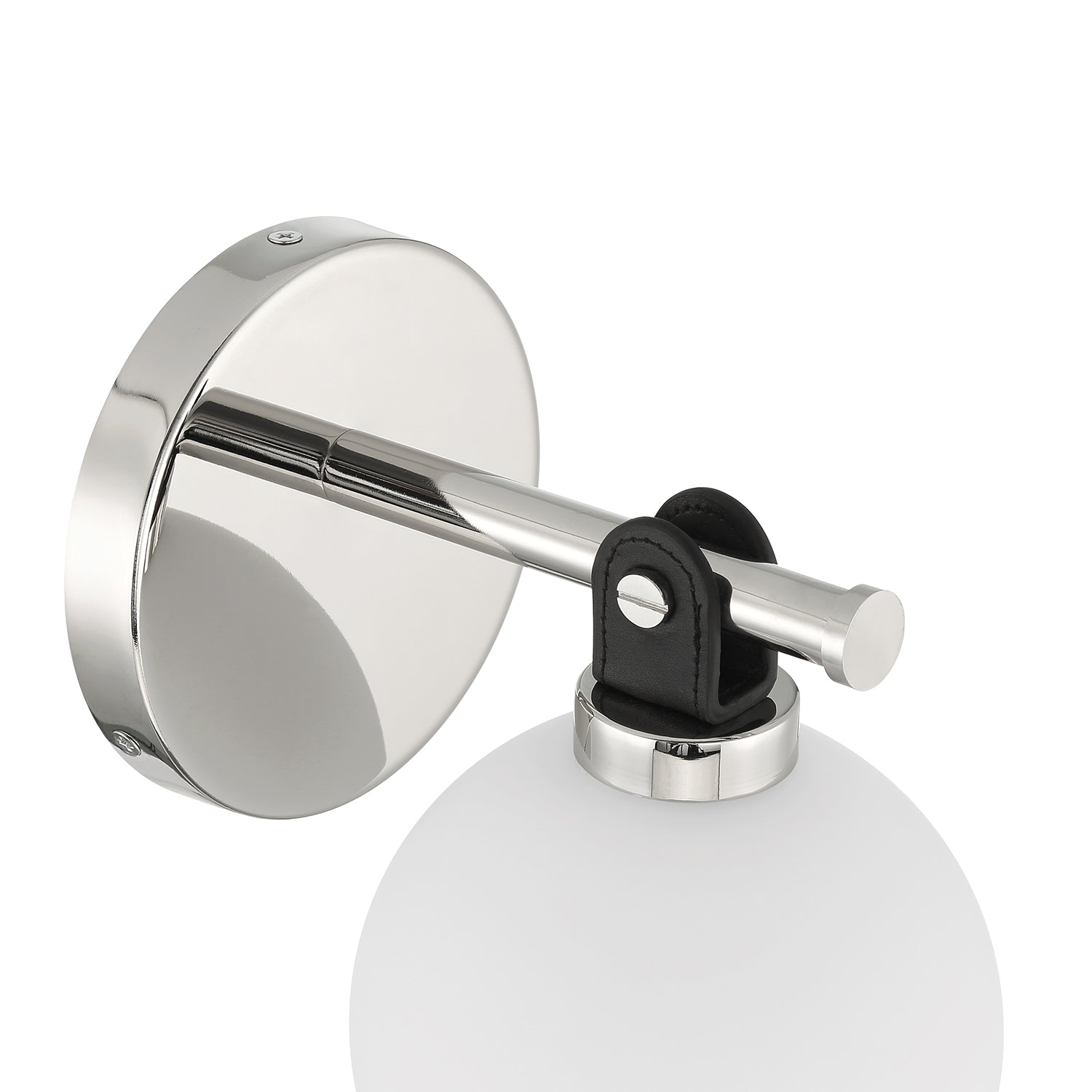Bryce Vanity LED Wall Sconce, Polished Nickel