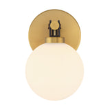 Bryce Vanity LED Wall Sconce, Aged Brass