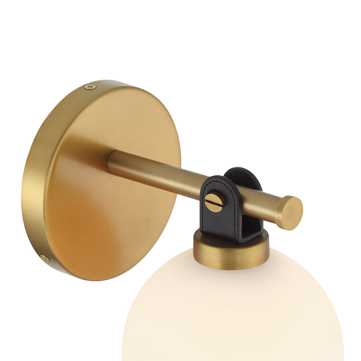 Bryce Vanity LED Wall Sconce, Aged Brass