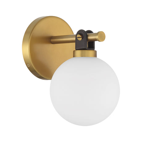 Bryce Vanity LED Wall Sconce, Aged Brass