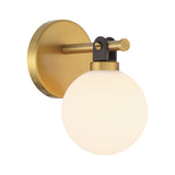 Bryce Vanity LED Wall Sconce, Aged Brass