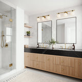 Bryce 3 Globe LED Vanity, Aged Brass