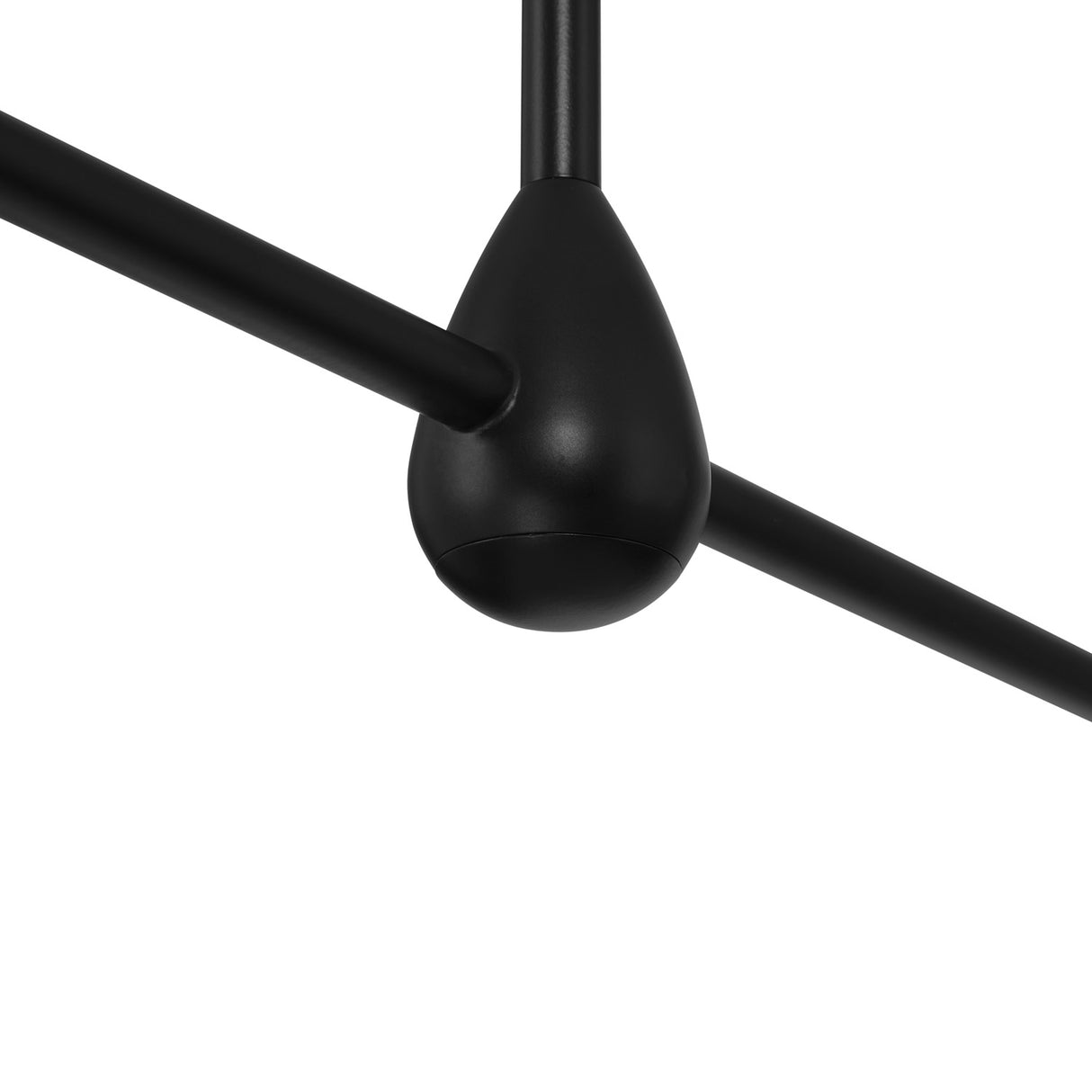 Holden 2 Shade Linear Pendant, Matte Black