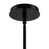 Levi 4-Globe LED Chandelier, Matte Black