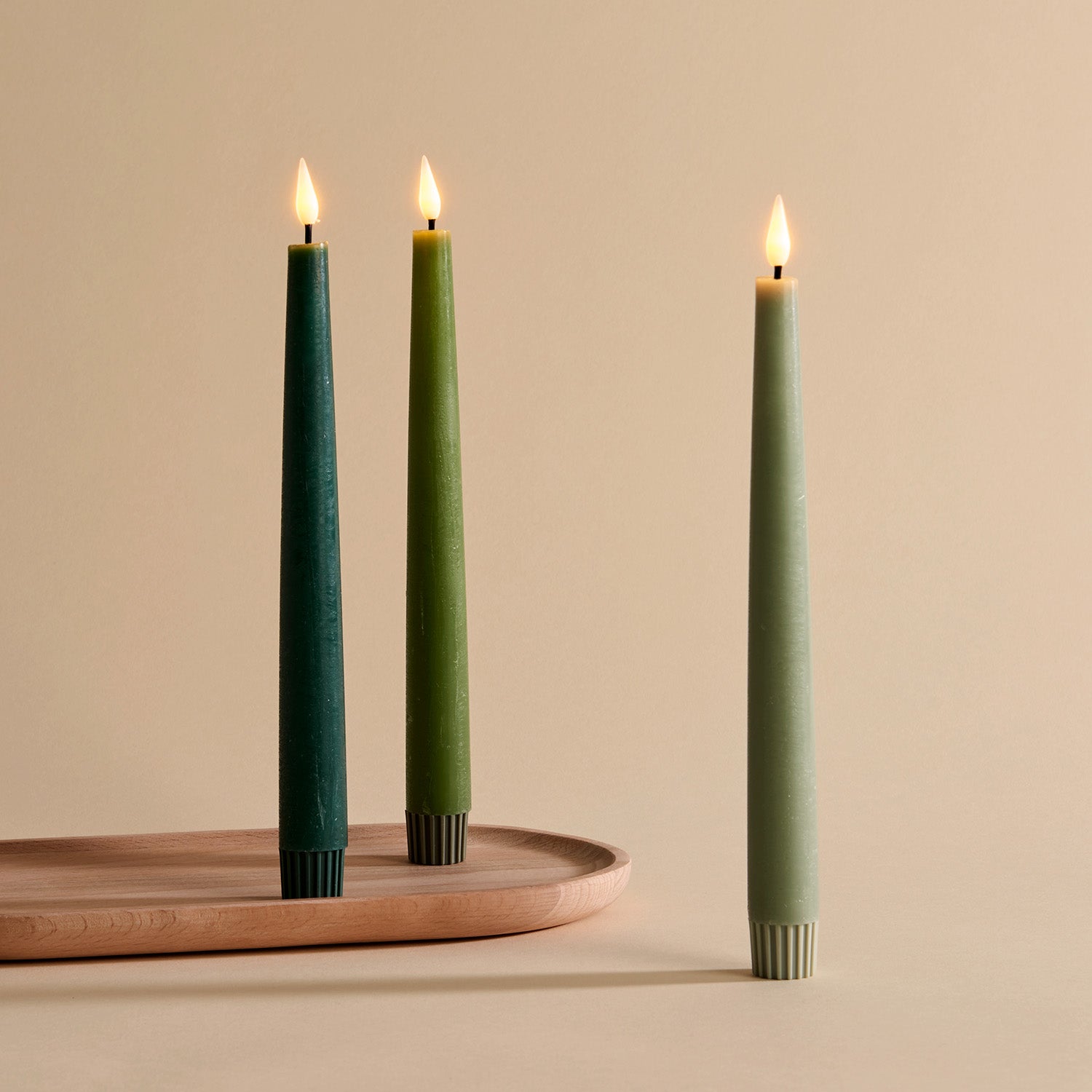 Infinity Wick Gradient Greens, Distressed 9