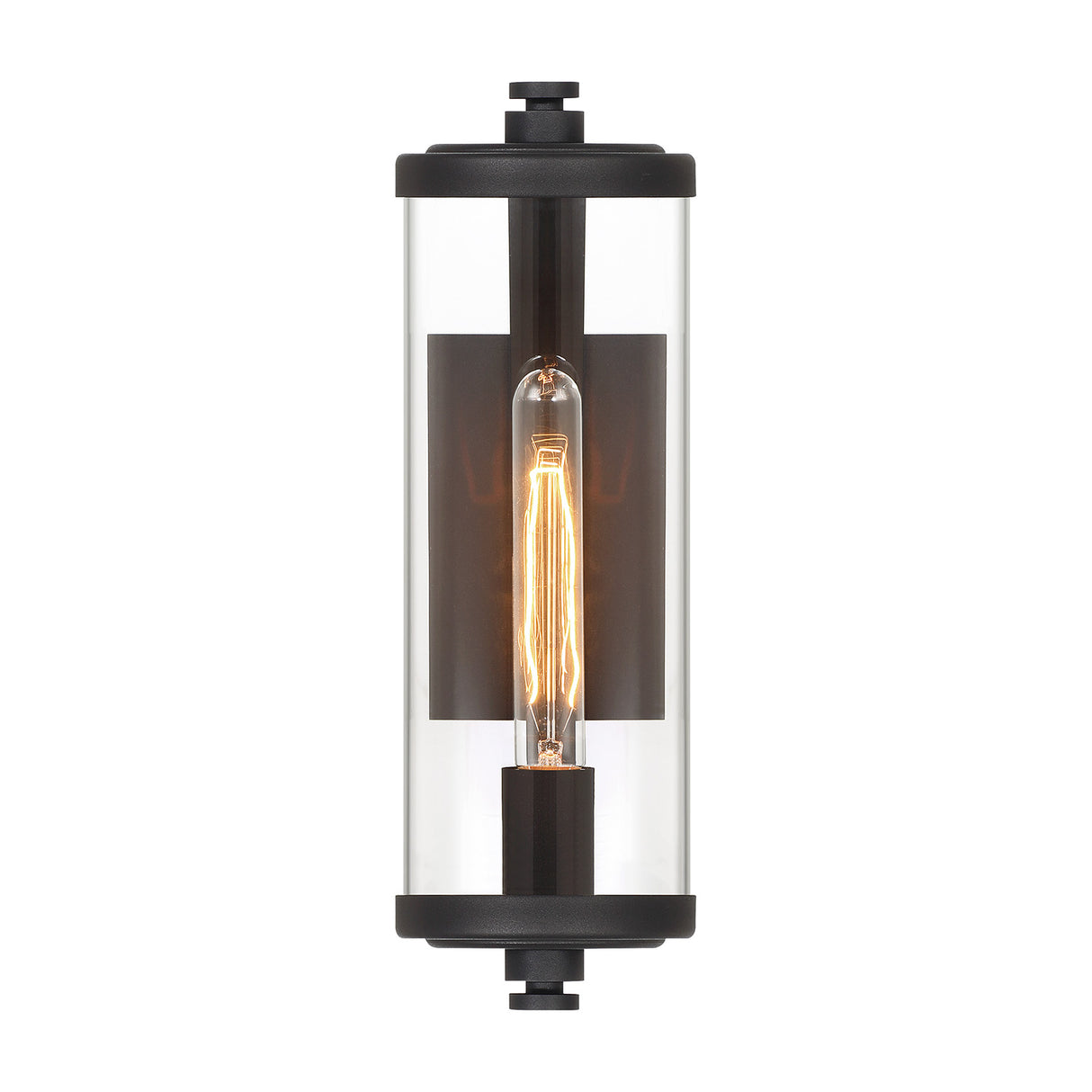 Hamilton Outdoor Wall Light, Matte Black