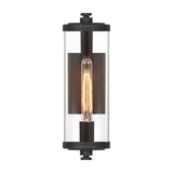 Hamilton Outdoor Wall Light, Matte Black