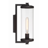 Hamilton Outdoor Wall Light, Matte Black