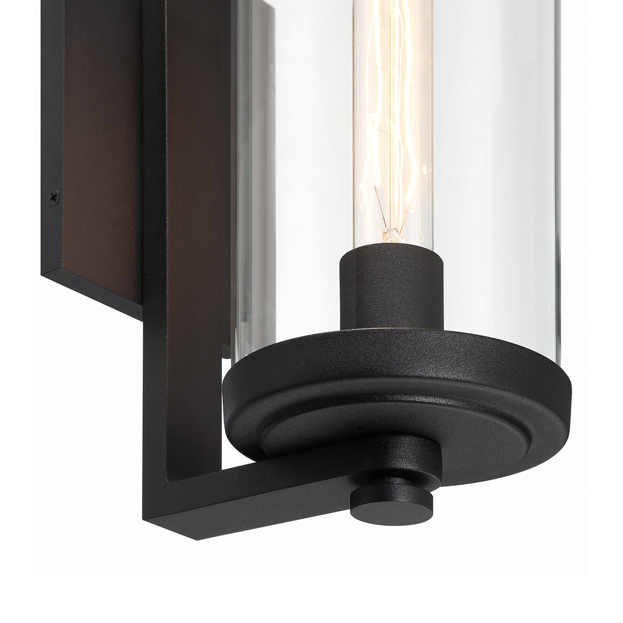 Hamilton Outdoor Wall Light, Matte Black