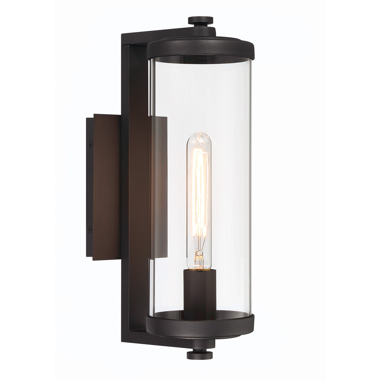 Hamilton Outdoor Wall Light, Matte Black