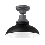 Carter Outdoor Flush Mount, Black