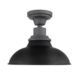 Carter Outdoor Flush Mount, Black