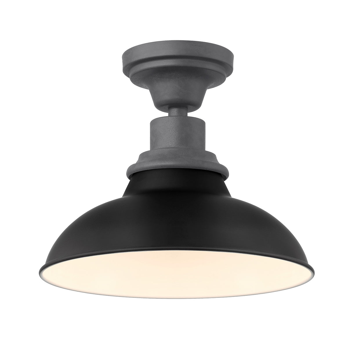 Carter Outdoor Flush Mount, Black