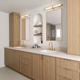 Ellie LED Vanity Light, Aged Brass