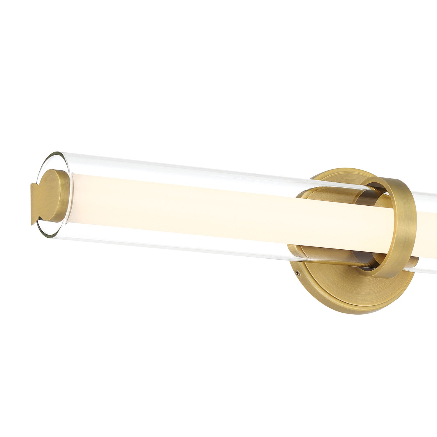 Ellie LED Vanity Light, Aged Brass