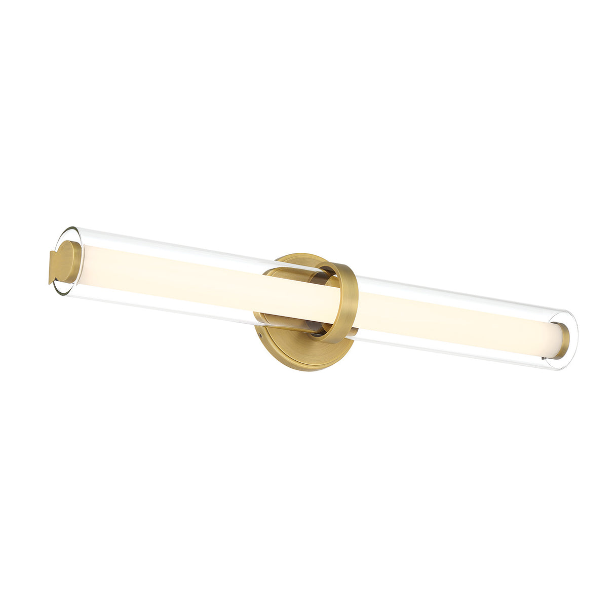 Ellie LED Vanity Light, Aged Brass