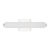 Ronan 18" Opal Glass LED Vanity Light, Chrome