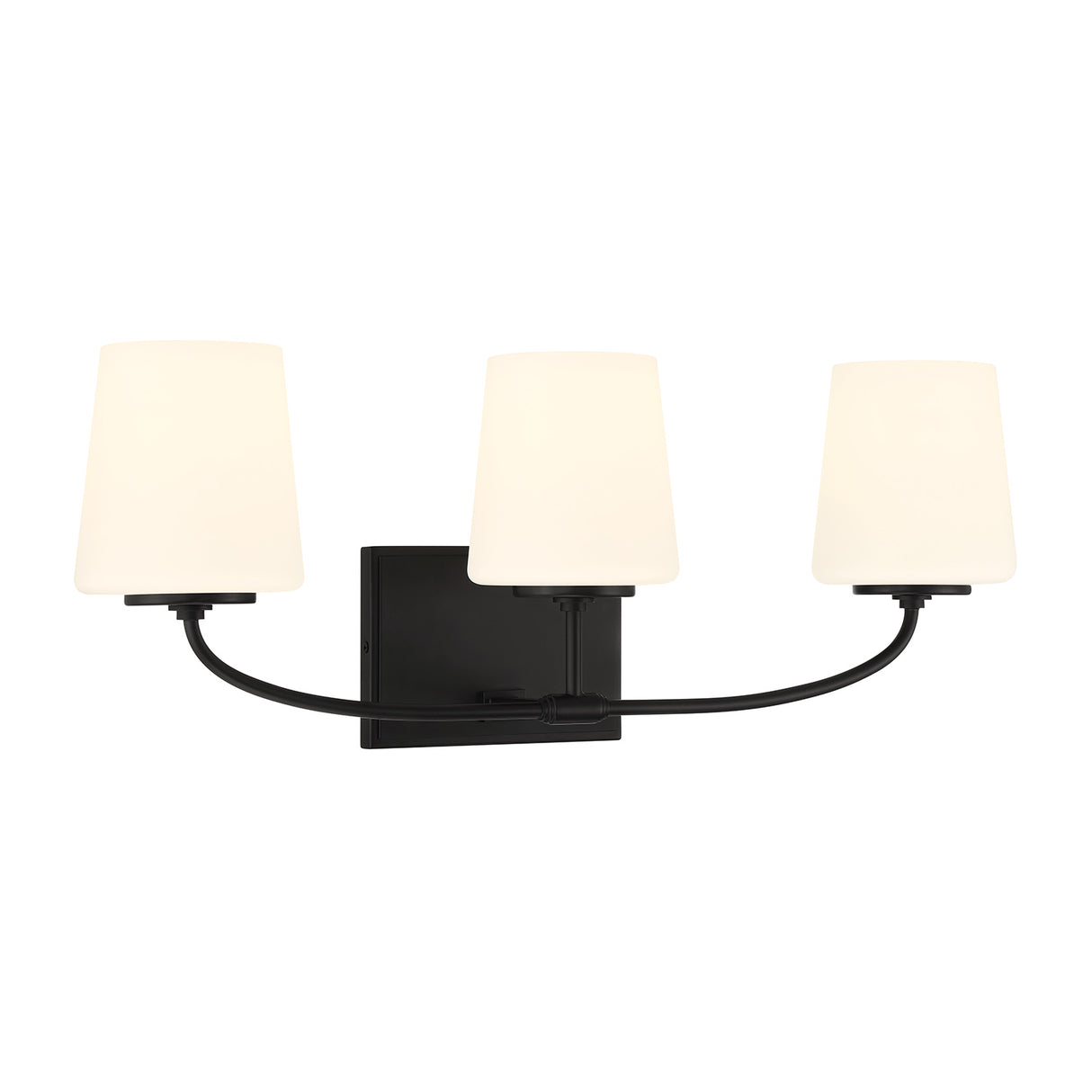 Blake 3 Light Vanity, Matte Black