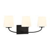 Blake 3 Light Vanity, Matte Black